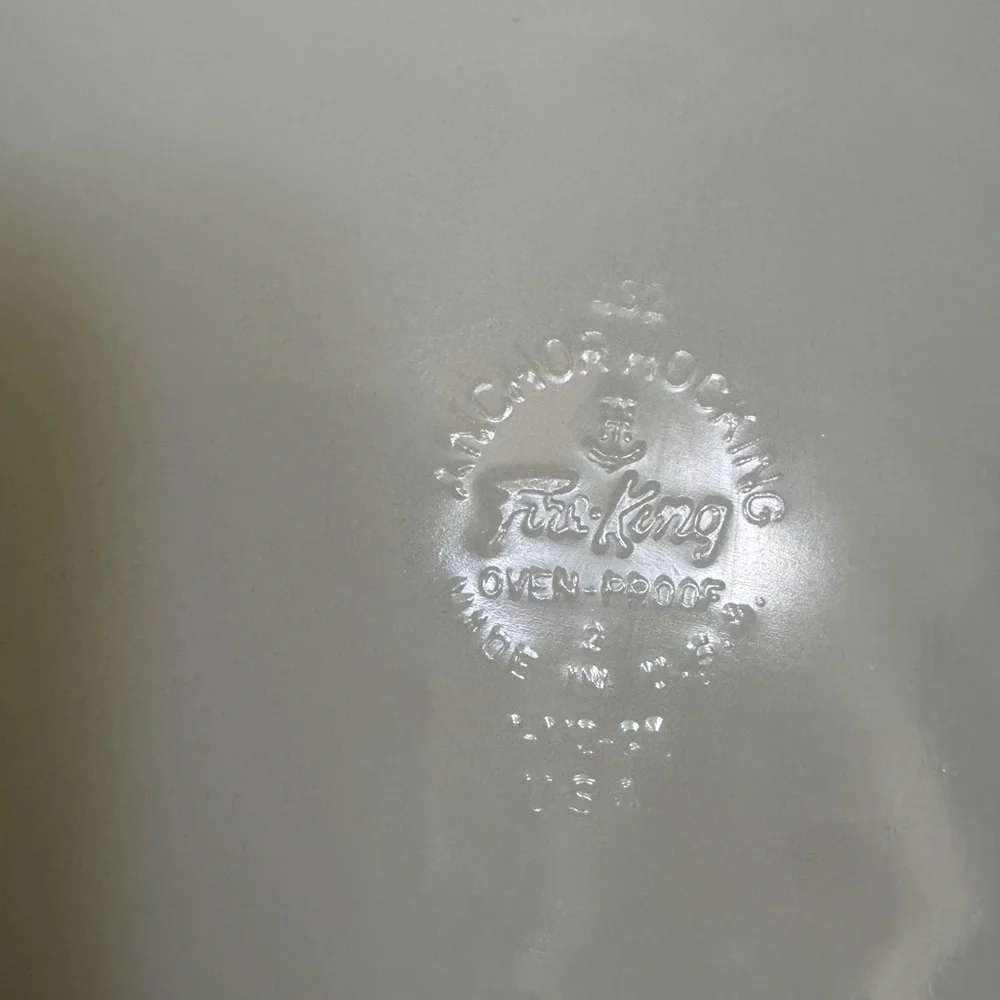 Vintage Fire King Fruit Harvest Dish